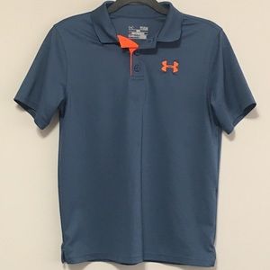 Under Armour Heat Gear Youth Polo Shirt Large
